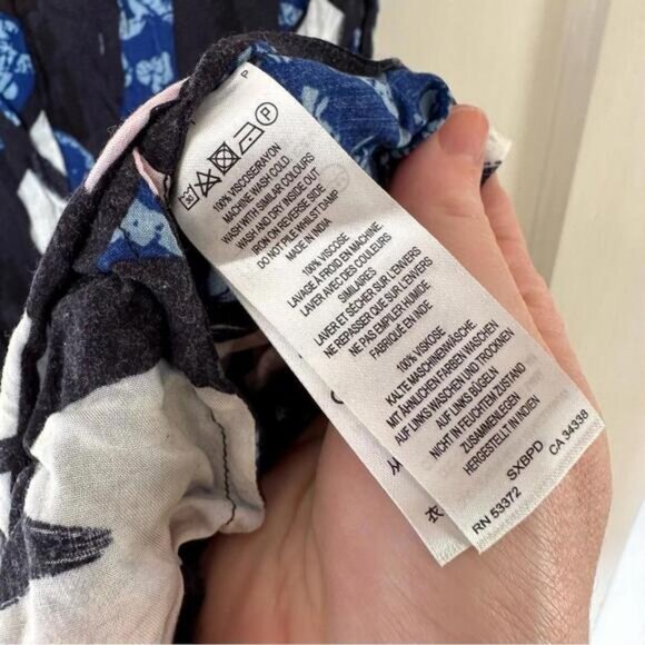 French Connection Abstract Print Short Romper - Picture 8 of 8